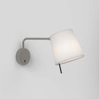 1394001 Mitsu Swing Arm Wall Light Matt Nickel