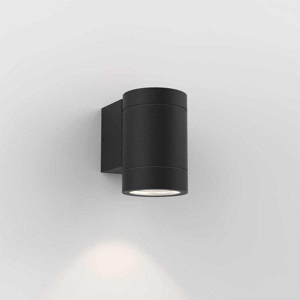 1372011 Dartmouth Single GU10 Outdoor Wall Light Textured Black