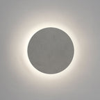 Eclipse Round 300LED Outdoor Coastal Wall  Light Matt Concrete