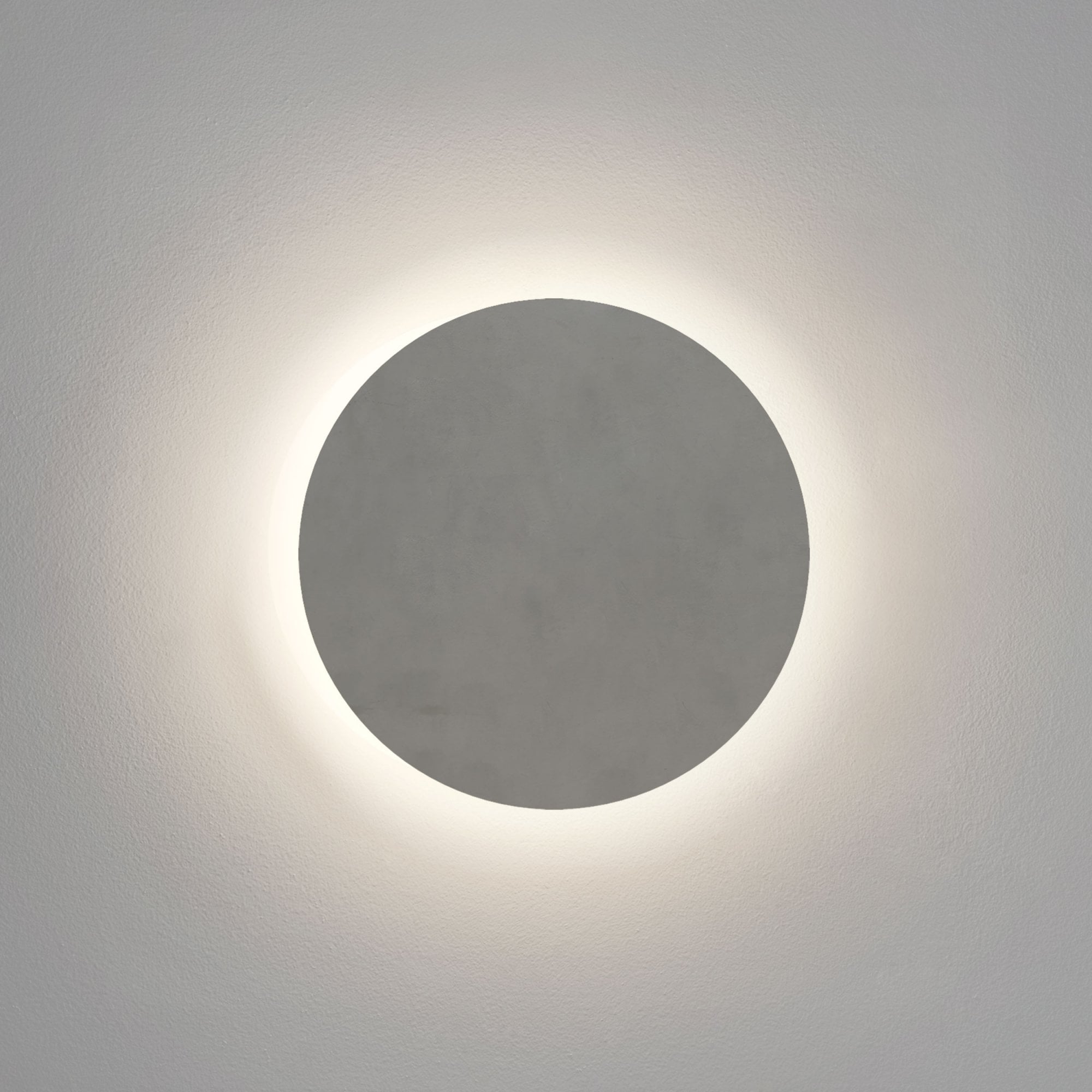 Eclipse Round 300LED Outdoor Coastal Wall  Light Matt Concrete