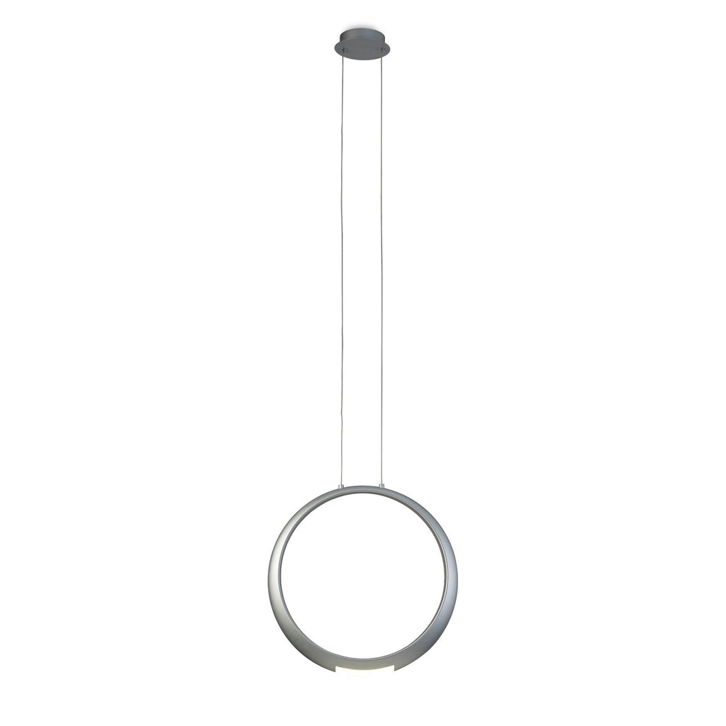 M6172 Ring Pendant 50cm Round Silver