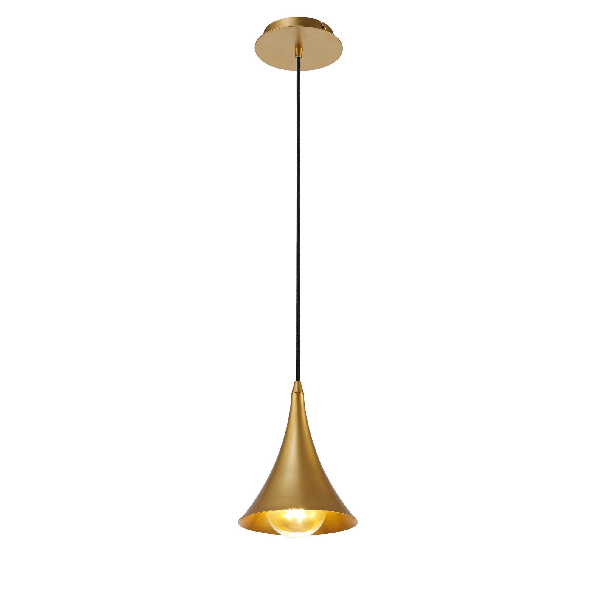 M6355 Jazz Pendant Gold Painted (SD)
