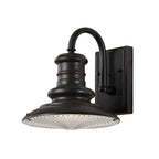 FE-REDDING2-S-RB Redding Station Outdoor 1 Light Small Wall Lantern Restoration Bronze