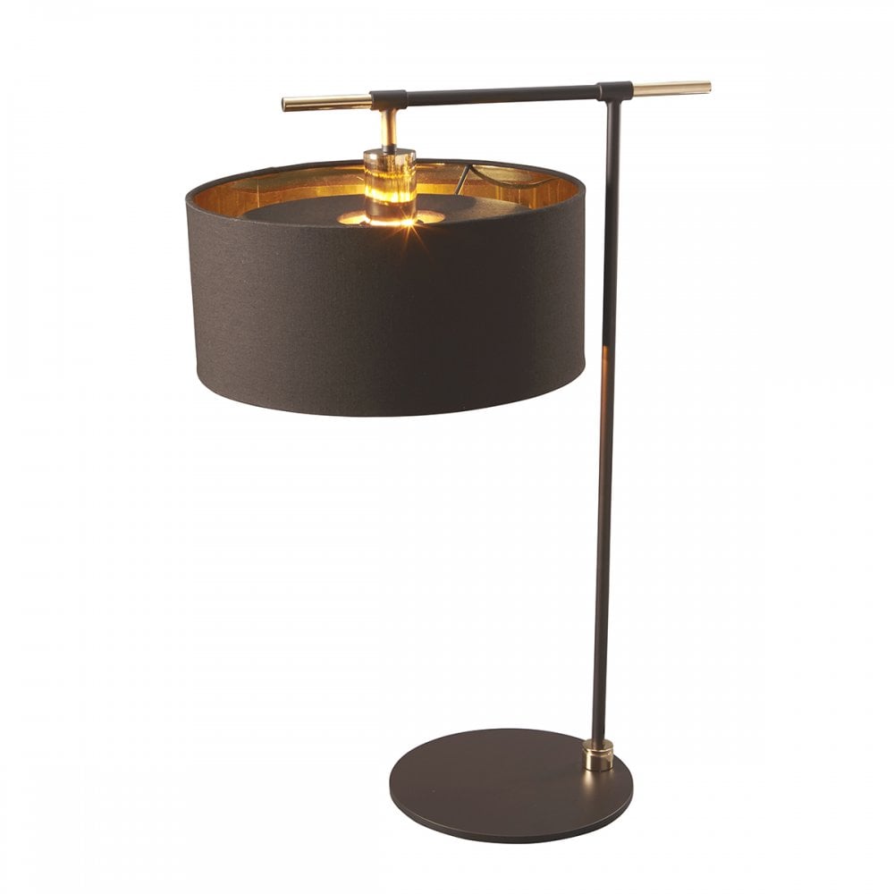 BALANCE/TL BRPB Balance 1 Light Table Lamp Brown/Polished Brass