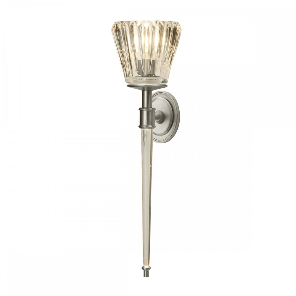 BATH/AGATHA BN Agatha 2 Light Wall Light Brushed Nickel