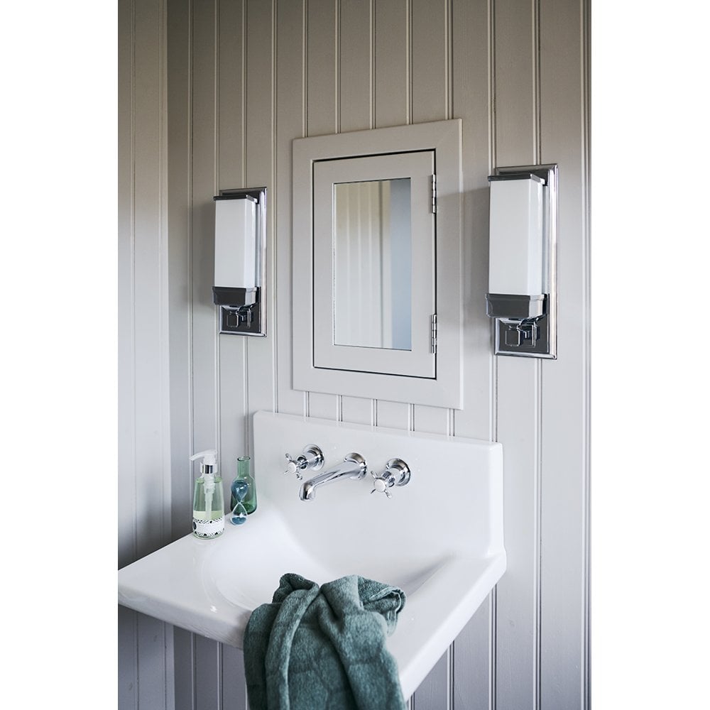 BATH/CM1 Cambridge 1 Light Wall Light Polished Chrome