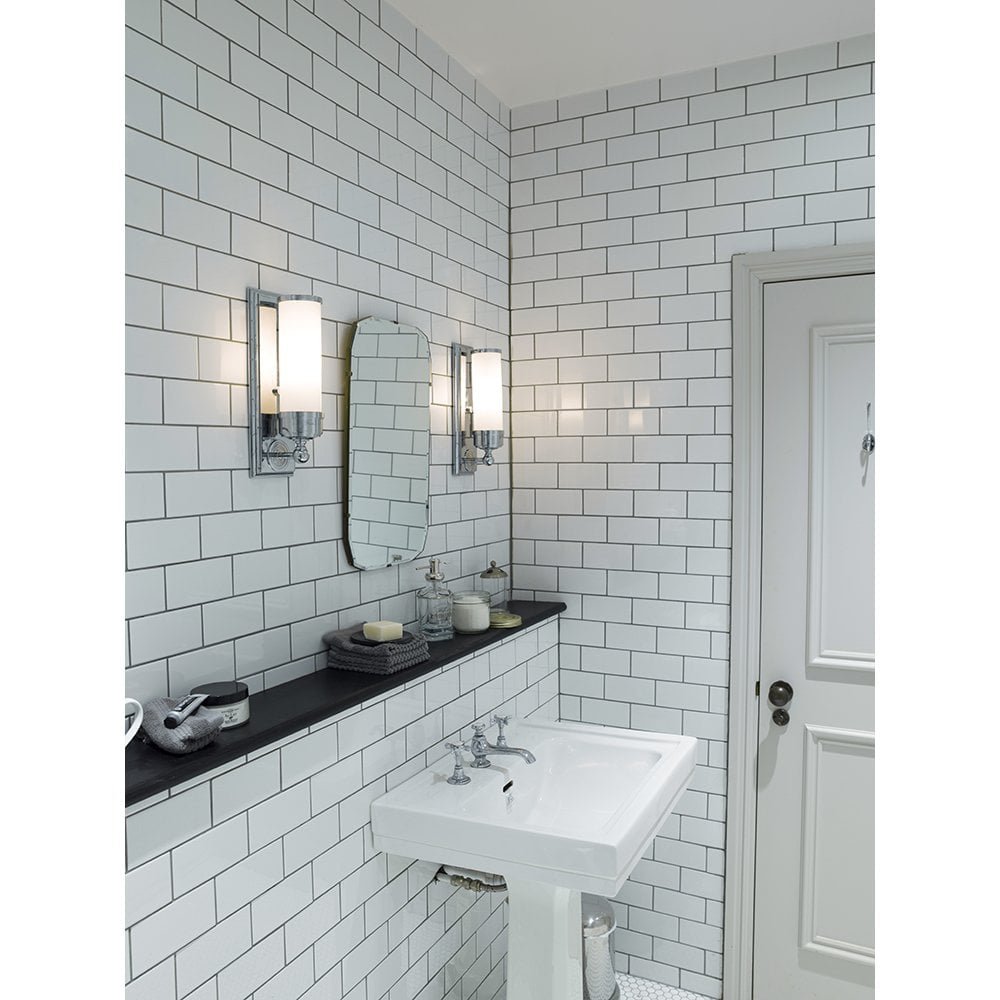 BATH/WS1 Worcester 1 Light Wall Light Polished Chrome