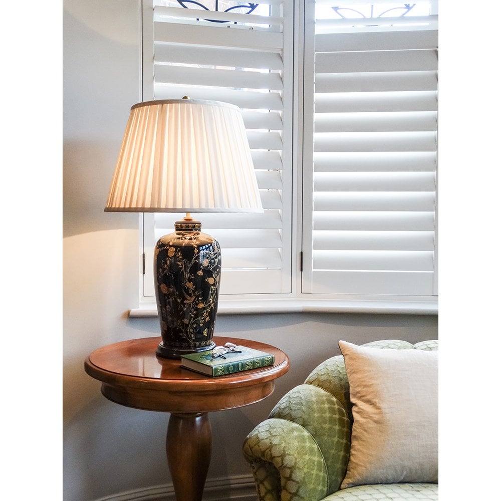 BLACKBIRDS/TL Black Birds 1 Light Table Lamp Black and Gold