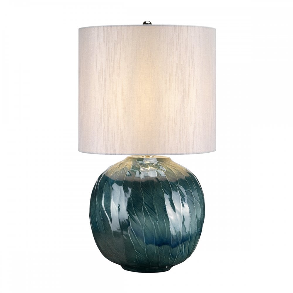 BLUE GLOBE/TL Blue Globe 1 Light Table Lamp Blue