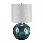 BLUE GLOBE/TL Blue Globe 1 Light Table Lamp Blue