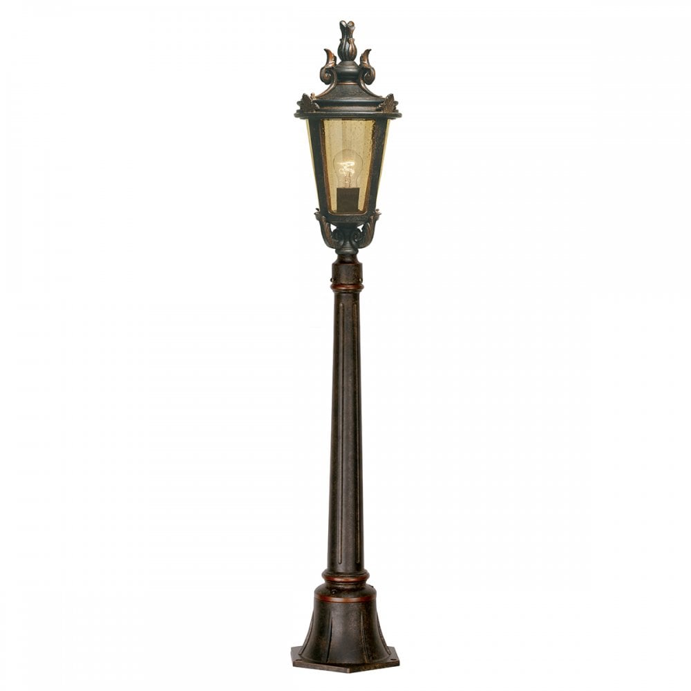 BT4/M Baltimore Outdoor 1 Light Pillar Weathered Bronze