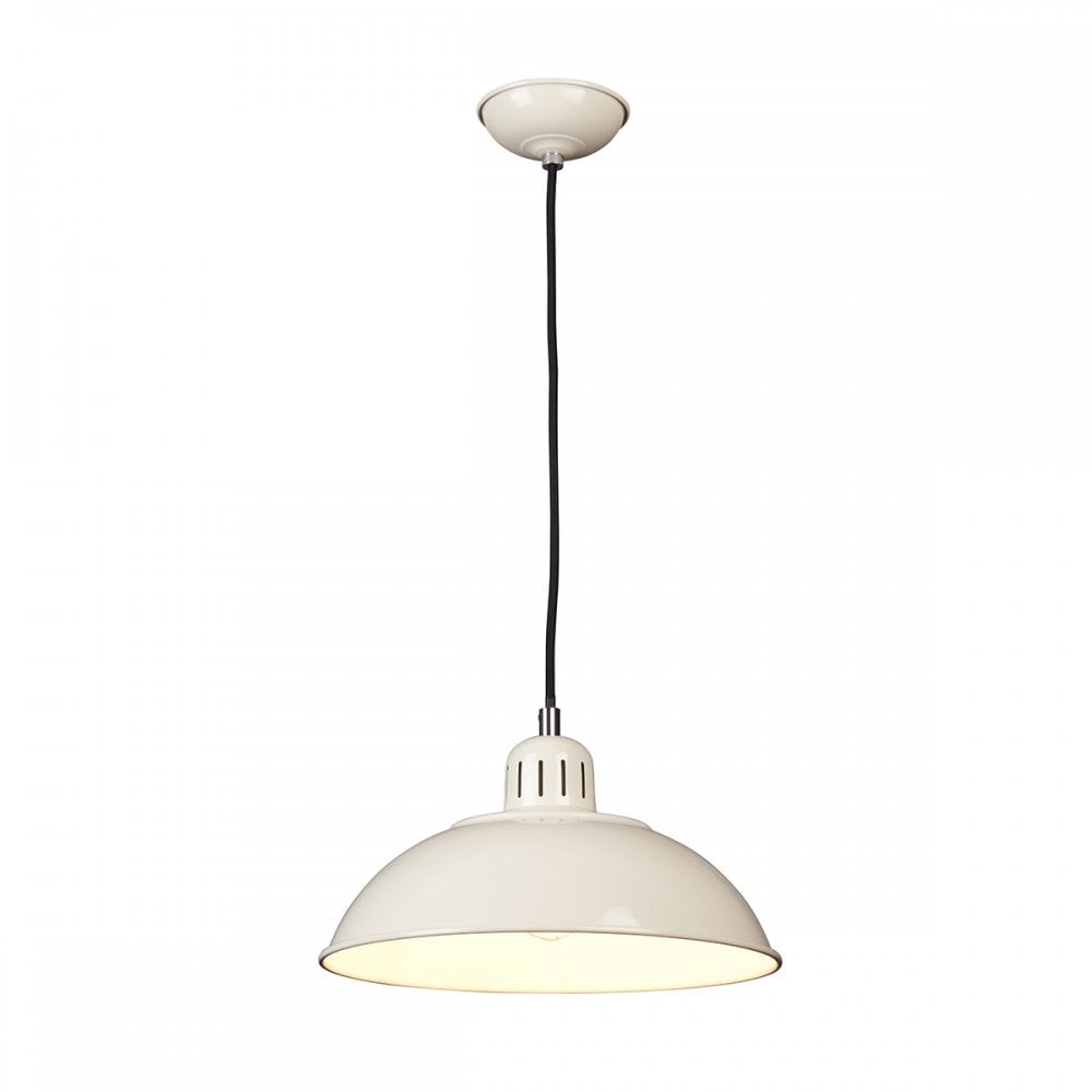 FRANKLIN/P CR Franklin 1 Light Pendant Cream