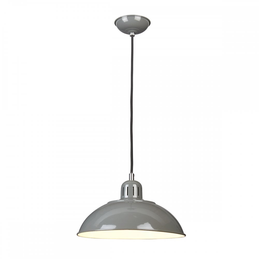 FRANKLIN/P GY Franklin 1 Light Pendant Grey