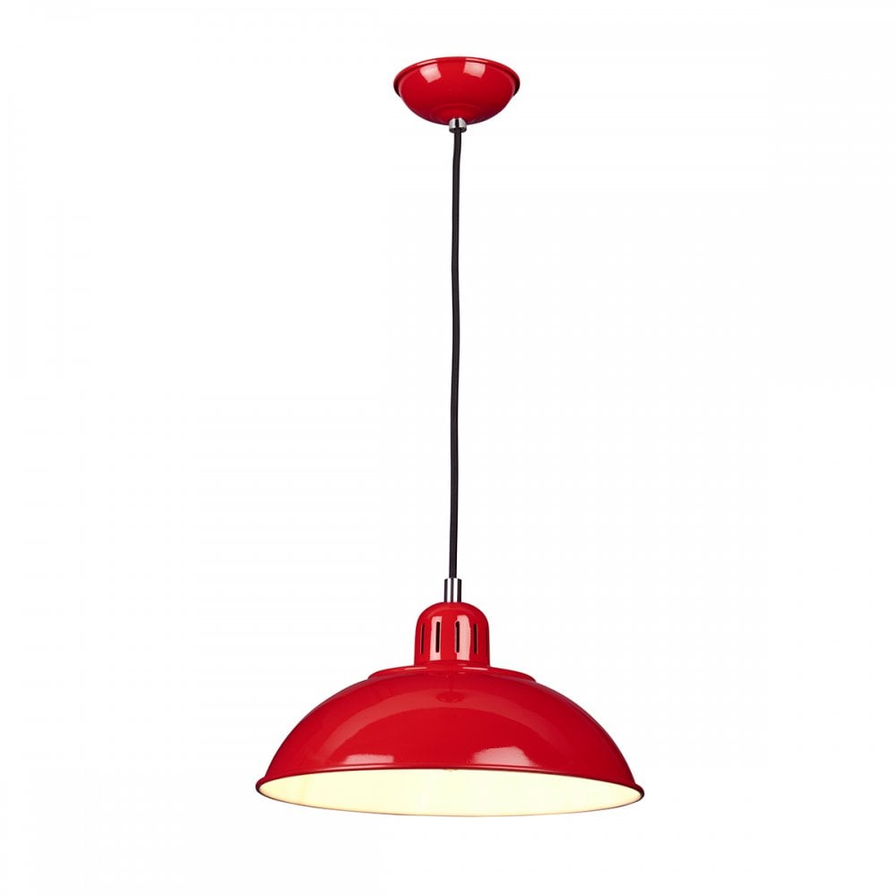 FRANKLIN/P RED Franklin 1 Light Pendant Red