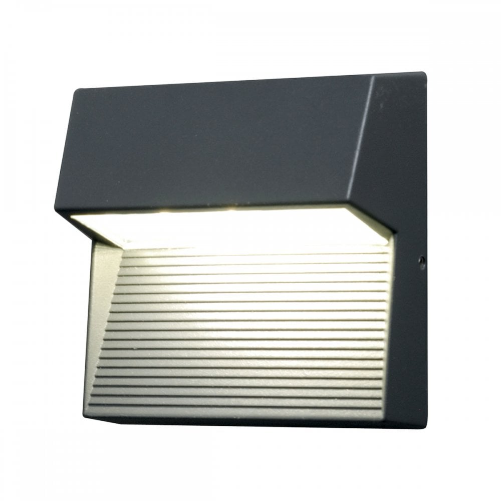 FREYR SQ Freyr Sp Square Outdoor 1 Light LED Wall Light Graphite