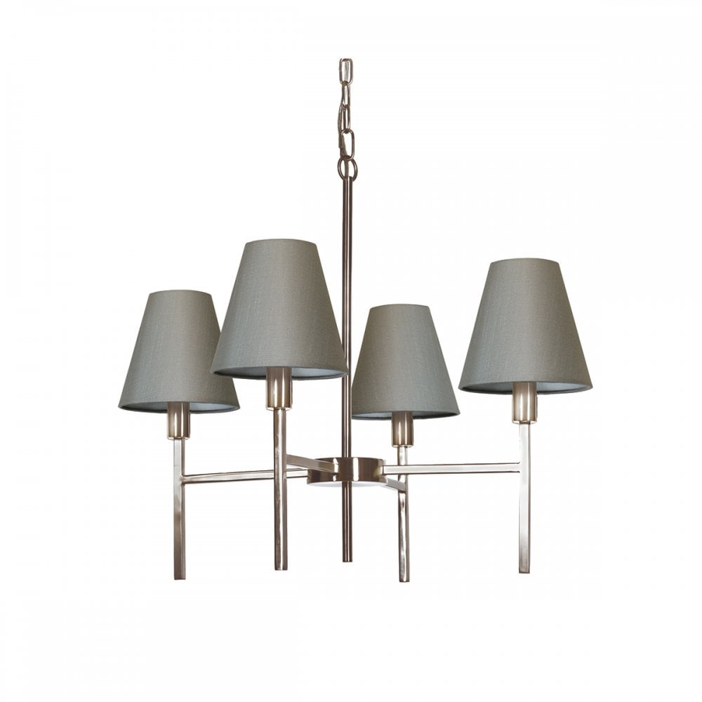 LUCERNE 4LT Lucerne 4 Light Chandelier Brushed Nickel