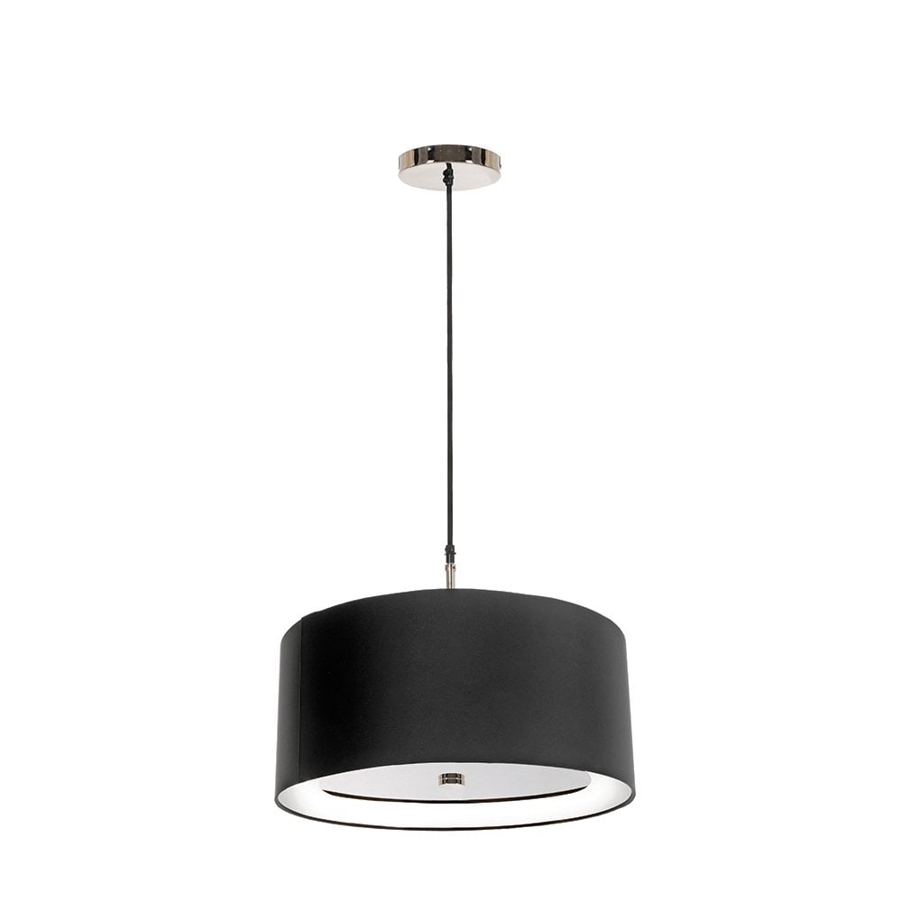 SIENNA/P BLK Sienna 1 Light Pendant Black (SD)