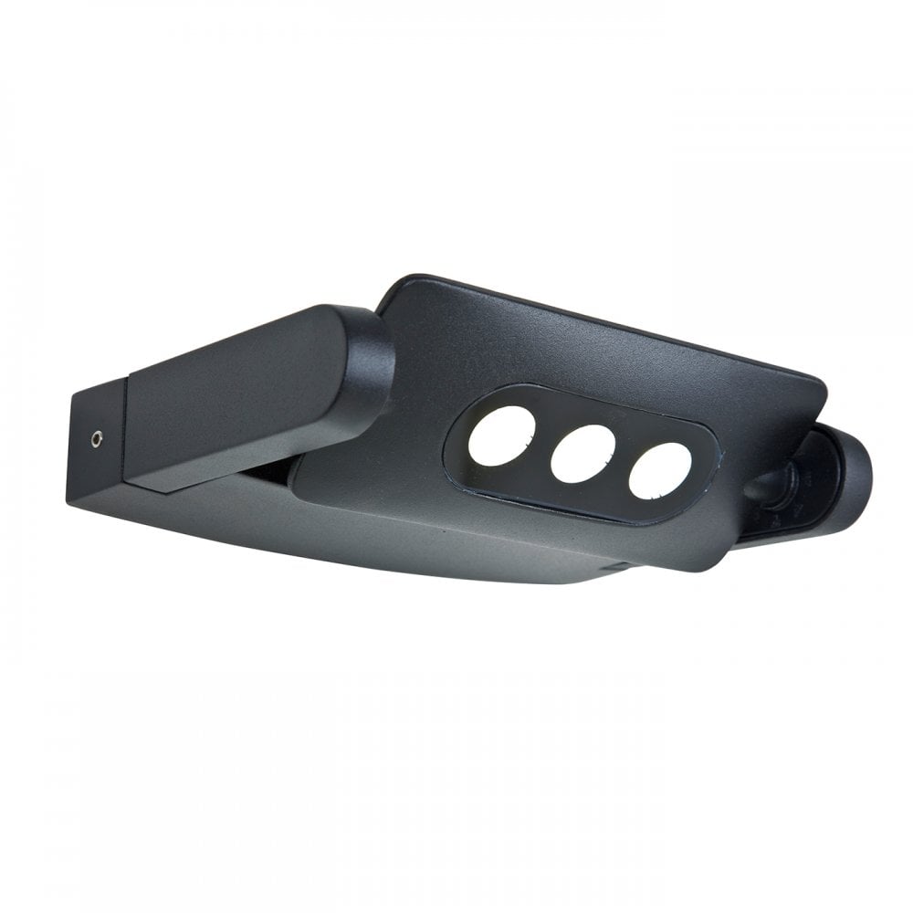 SIGMUND 3W Sigmuns Outdoor 3 Light LED Wall Light Graphite