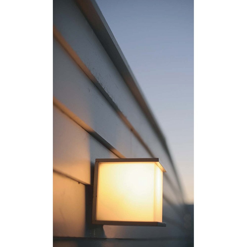 TORSTEN SQ Torsten Outdoor 1 Light Wall Fitting Graphite