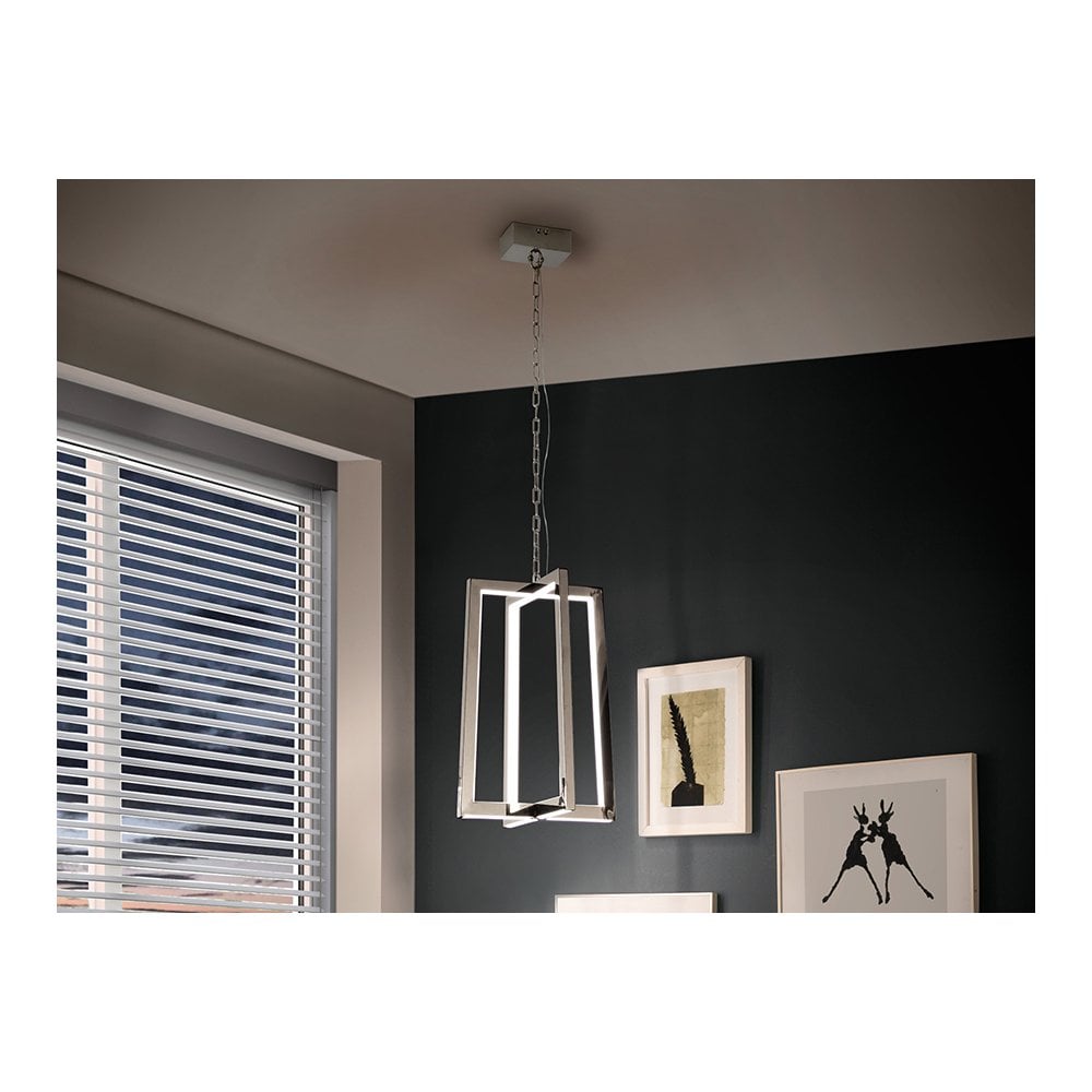 753108 Kuma LED Pendant Light Stainless Steel