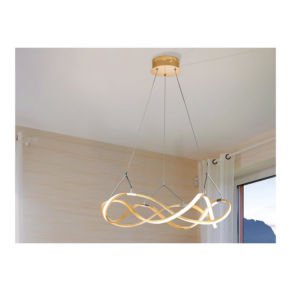 763712 Molly LED Pendant Light Rose Gold