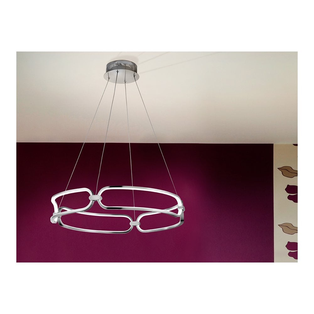 786831 Colette LED Pendant Light Chrome