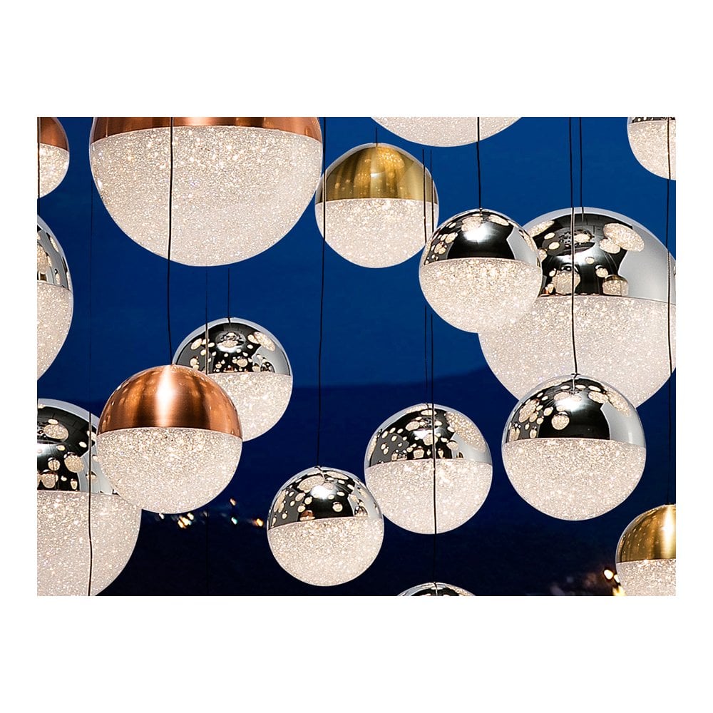 794691 Sphere 55 LED Pendant Light Chrome