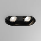1249029 Minima Round Twin Adjustable Downlight/Recessed Spot Light Matt Black