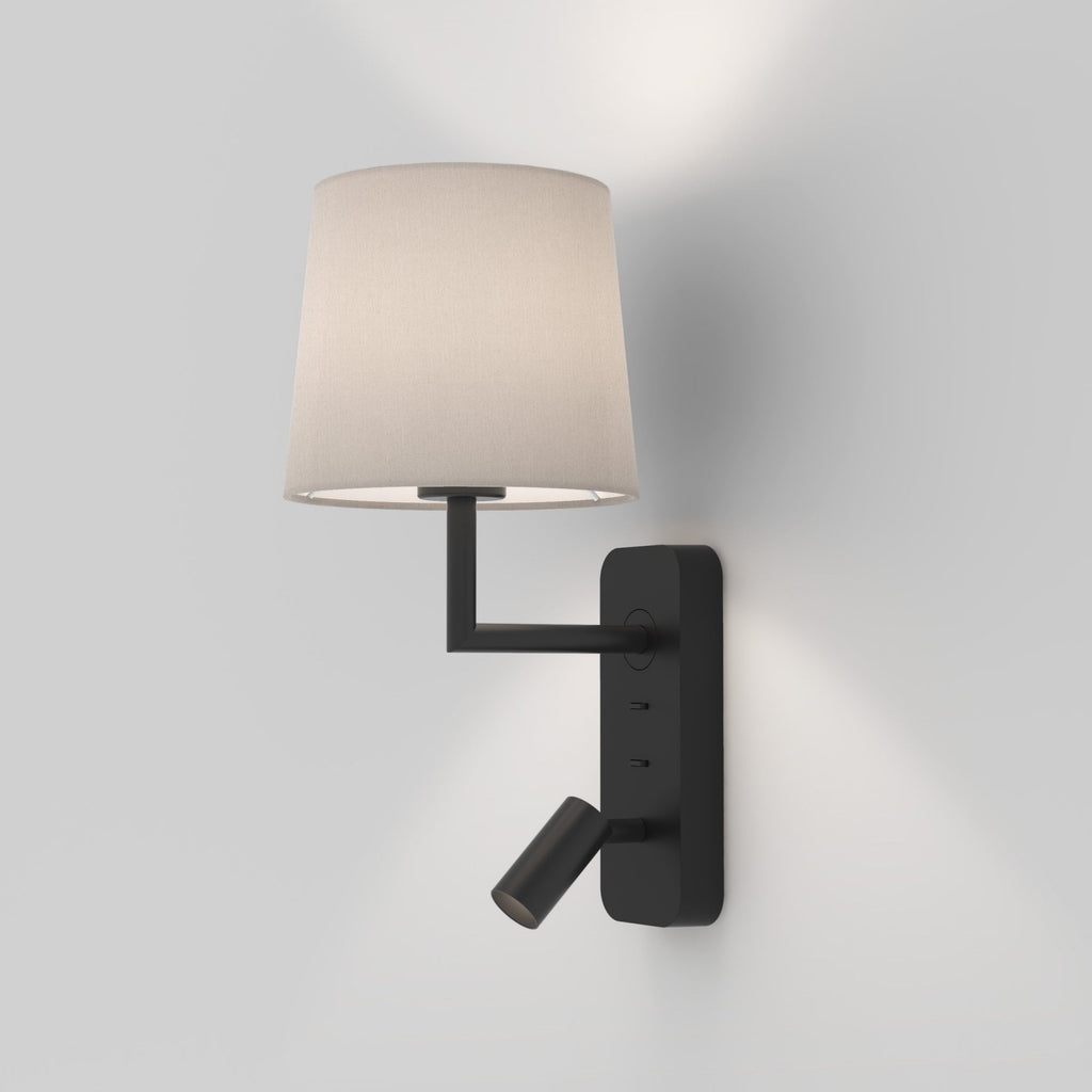 1406002 Side by Side Wall Light Matt Black