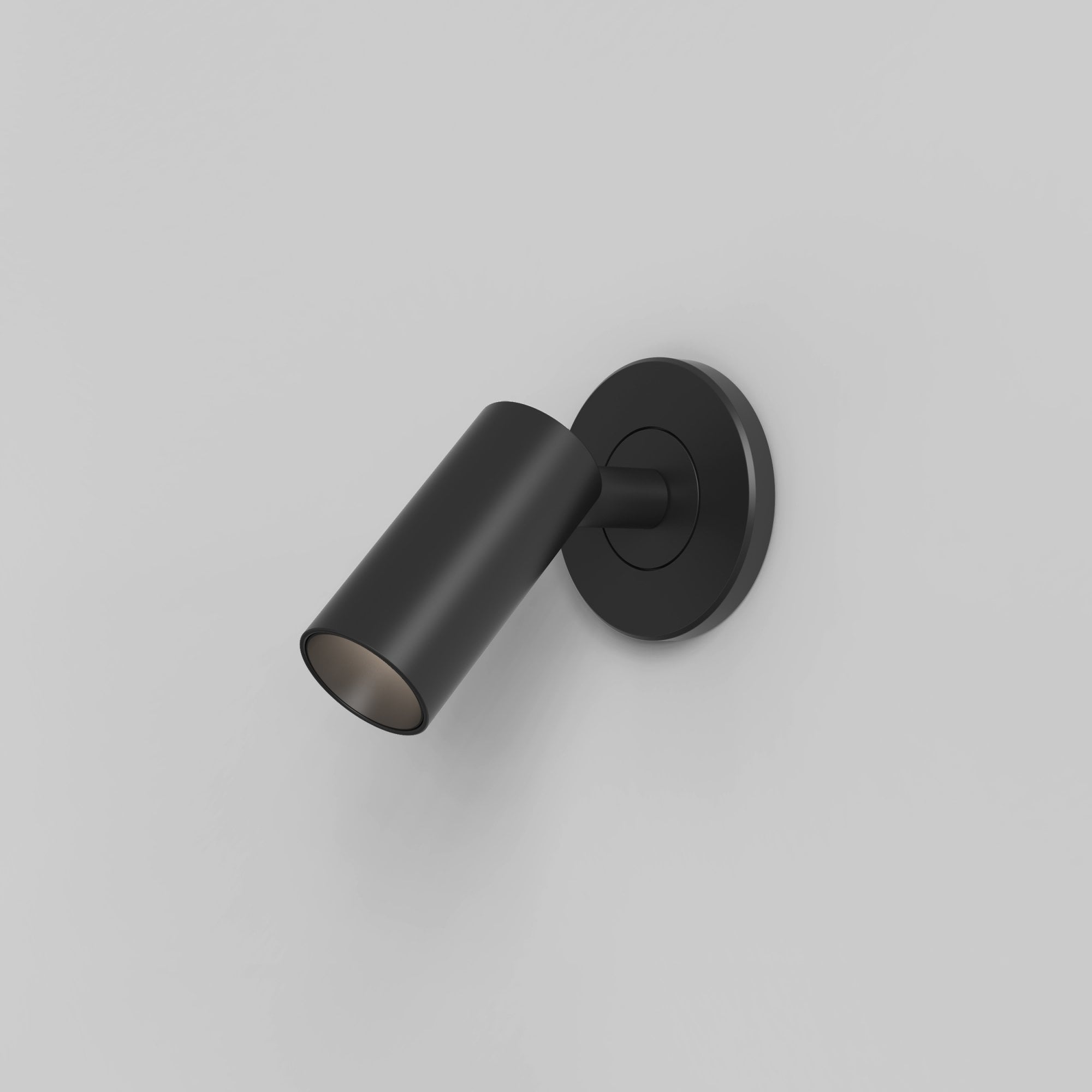 1407002 Micro Recess Unswitched LED Reading Light Matt Black (S)