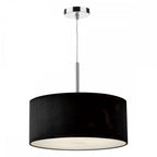 Dar ZAR1722 Zaragoza 3 Light Pendant Black 600MM