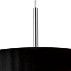 Dar ZAR1722 Zaragoza 3 Light Pendant Black 600MM