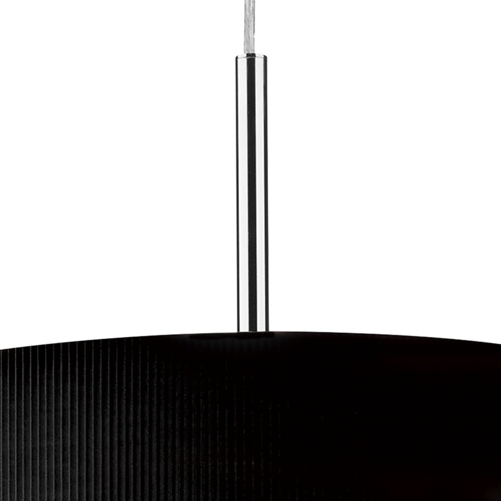 Dar ZAR1722 Zaragoza 3 Light Pendant Black 600MM
