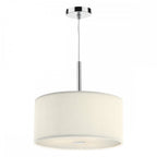 Dar ZAR1033 Zaragoza 3 Light Pendant Cream 400MM