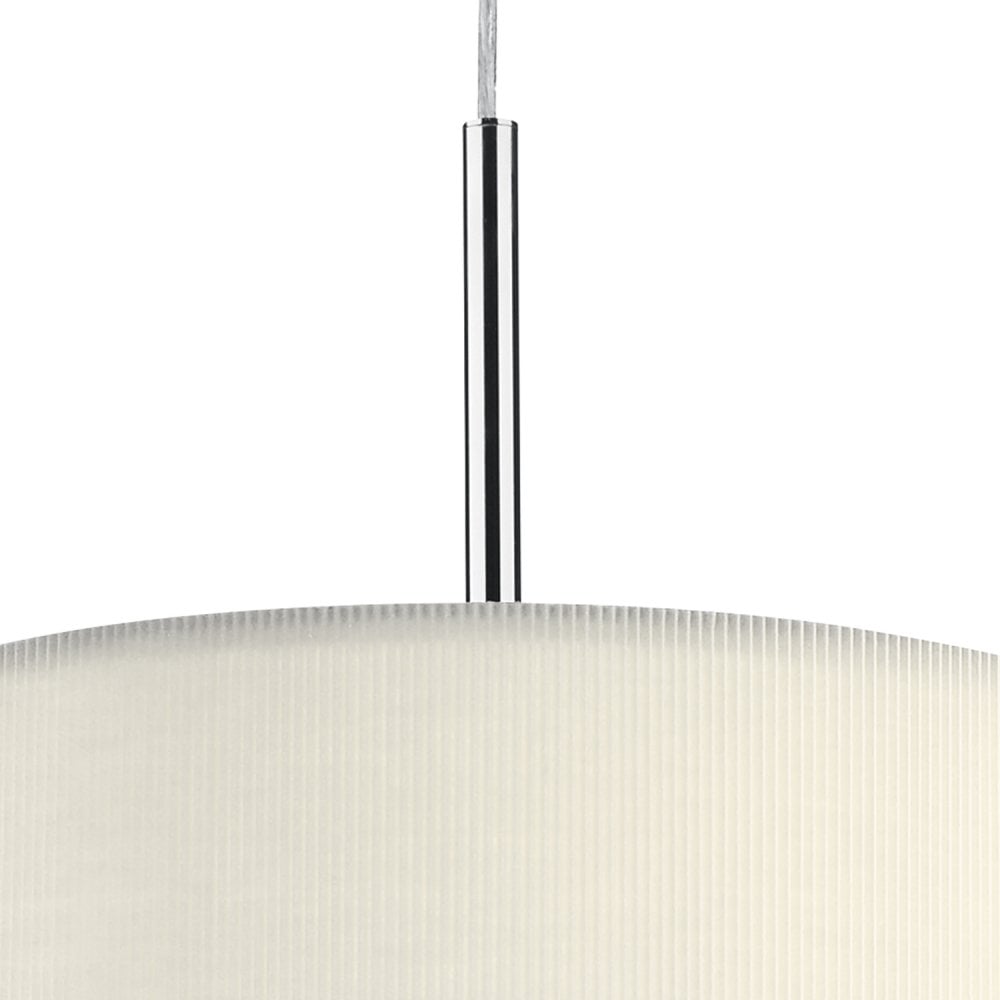 Dar ZAR1033 Zaragoza 3 Light Pendant Cream 400MM