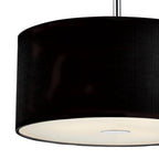 Dar ZAR1022 Zaragoza 3 Light Pendant Black 400MM