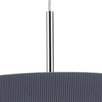 Dar ZAR1739 Zaragoza 3 Light Pendant Grey (S)