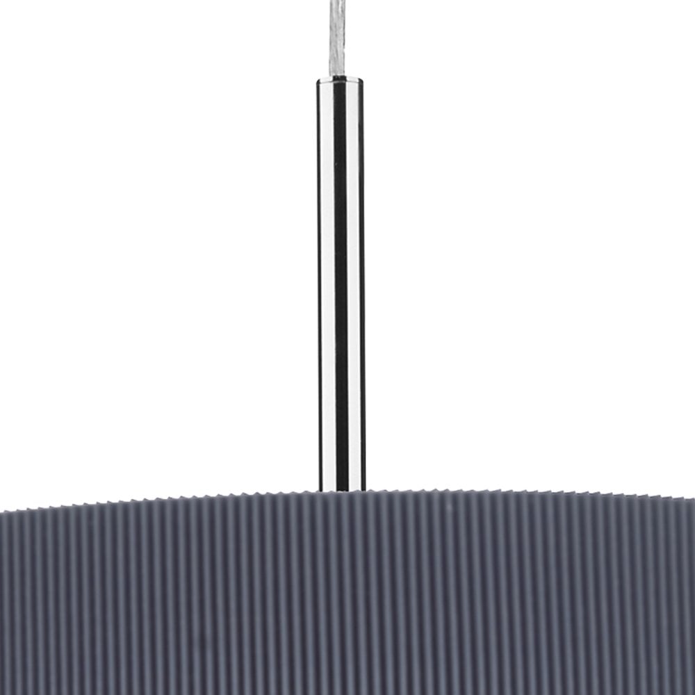 Dar ZAR1739 Zaragoza 3 Light Pendant Grey (S)