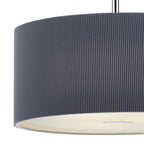 Dar ZAR1739 Zaragoza 3 Light Pendant Grey (S)