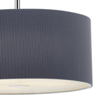 Dar ZAR1739 Zaragoza 3 Light Pendant Grey (S)
