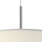 Dar ZAR1733 Zaragoza 3 Light Pendant Cream