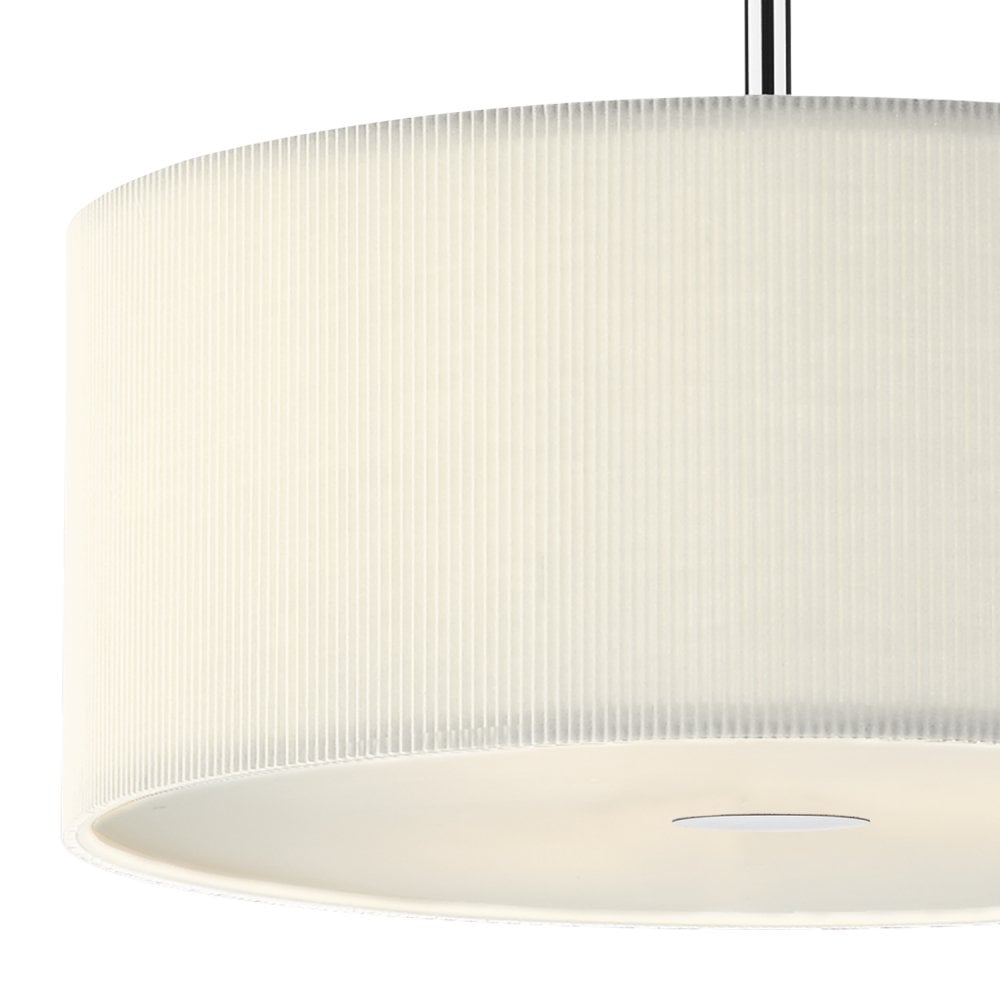 Dar ZAR1733 Zaragoza 3 Light Pendant Cream