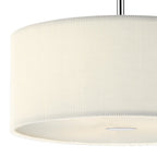 Dar ZAR1733 Zaragoza 3 Light Pendant Cream
