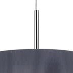 Dar ZAR1039 Zaragoza 3 Light Pendant Grey