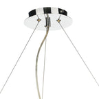 Dar ZAR0633 Zaragoza 6 Light Pendant Cream 90CM