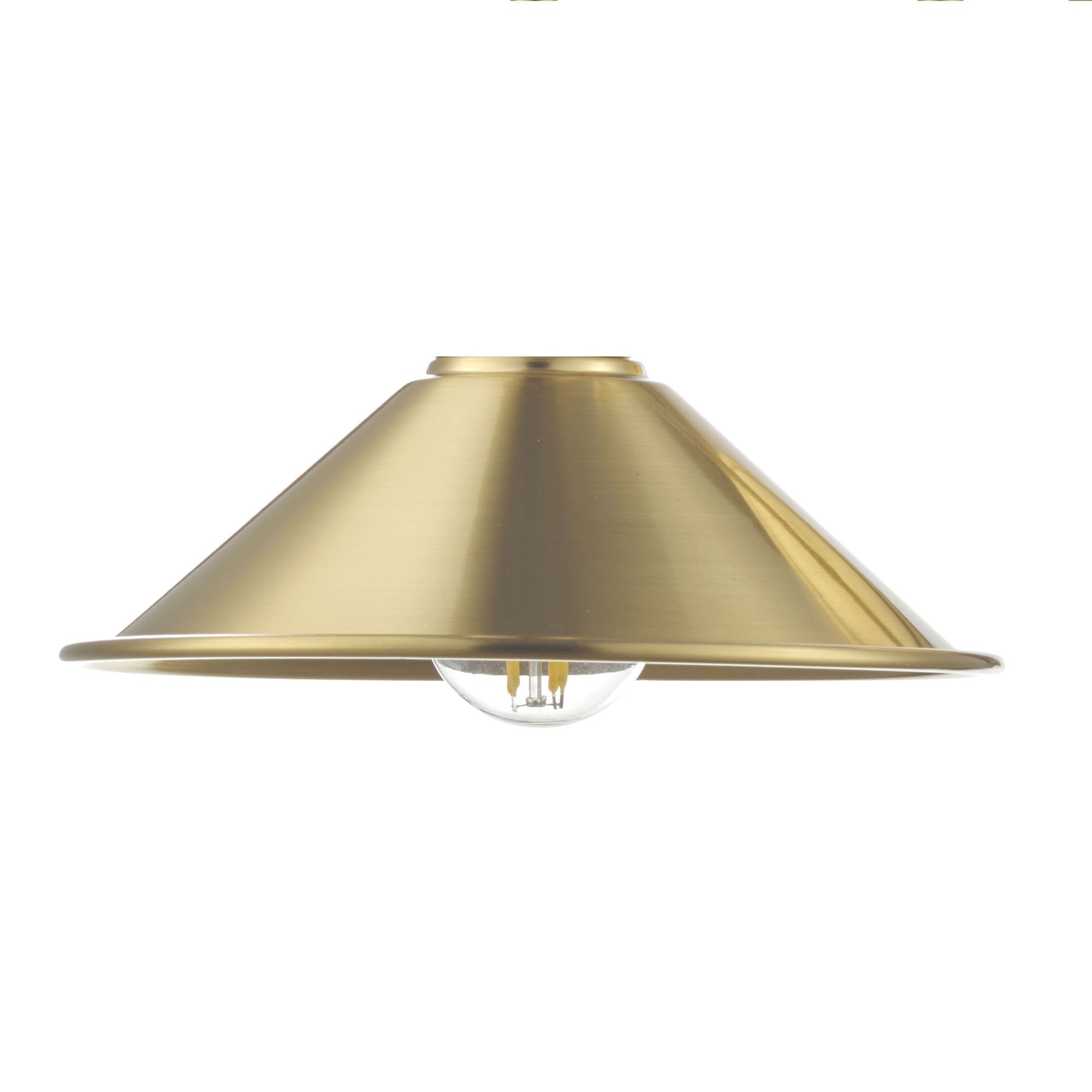 Dar ACC861 Accessory Metal Aged Brass Shade Only