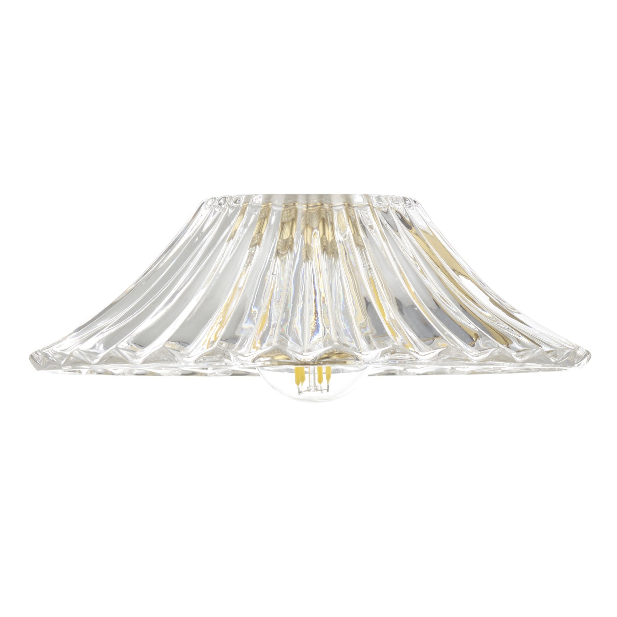 Dar ACC864 Accessory Clear Flared Glass Shade Only