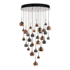 Dar AUR3364 Aurelia 30 Light Cluster Pendant In Copper And Bronze 3M Drop