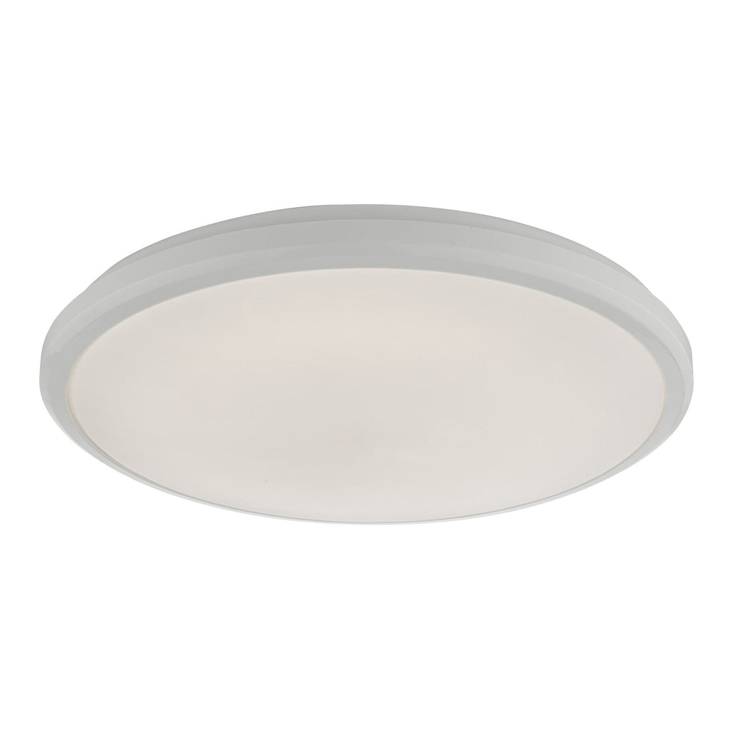 Dar EMM522 Emmett Flush White Acrylic Medium IP44 LED