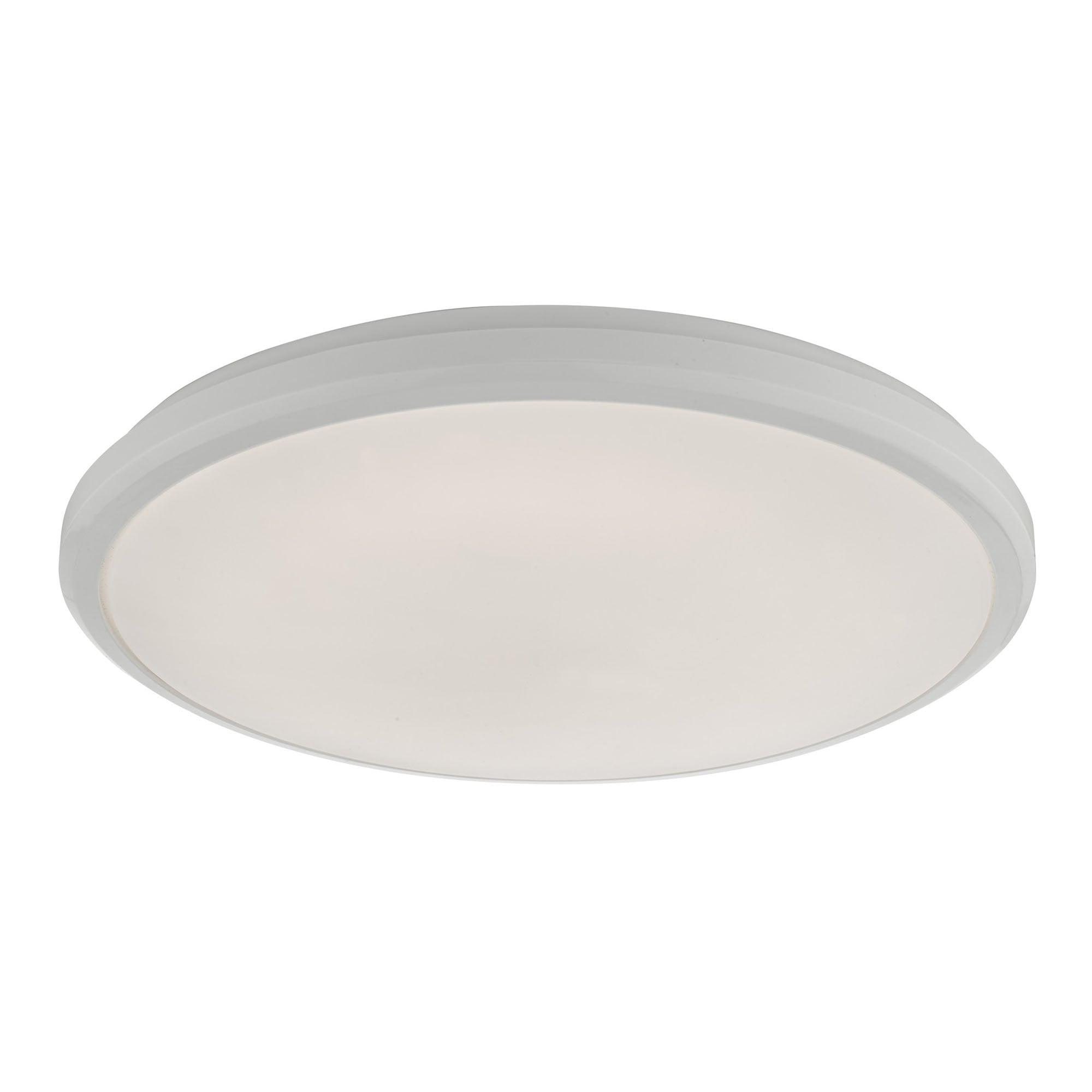 Dar EMM522 Emmett Flush White Acrylic Medium IP44 LED